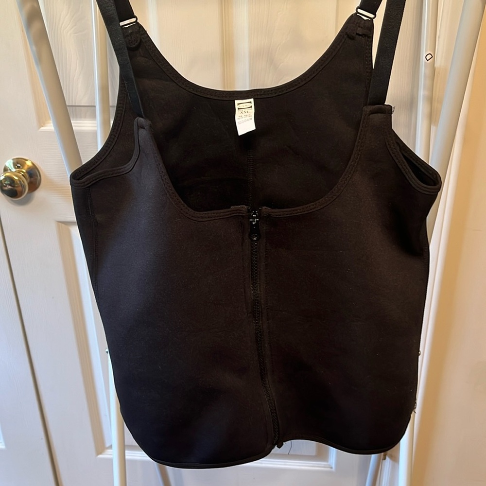 Blitz Moda Corset Waist Trainer With Zipper Size 2x PTP 15.5” New